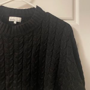 Danielle Bernstein Cropped Knit Sweater
